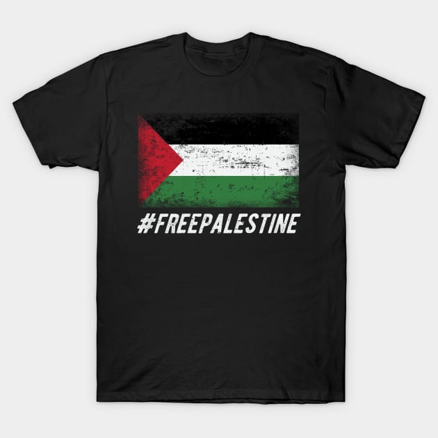 Free Palestine Stand With Palestine Save Gaza T-Shirt by Iconra